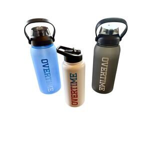 Overtime Elite Hydration Lot - (2) 65oz Jugs & (1) 30oz Stainless Steel Bottle